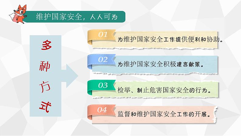 部编版《道德与法治》八年级上册：9.2 维护国家安全 课件(共19张PPT)第8页