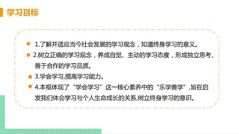 2021年初中道德与法治 人教部编版 七年级上册 第一单元 第二课 第一框 学习伴成长 课件第3页