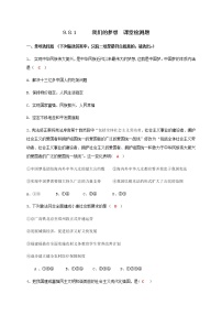 初中政治思品人教部编版九年级上册（道德与法治）我们的梦想精品达标测试