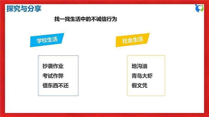 【核心素养目标】部编版8s2.4.3《诚实守信》课件+教案+视频+同步分层练习（含答案解析）08