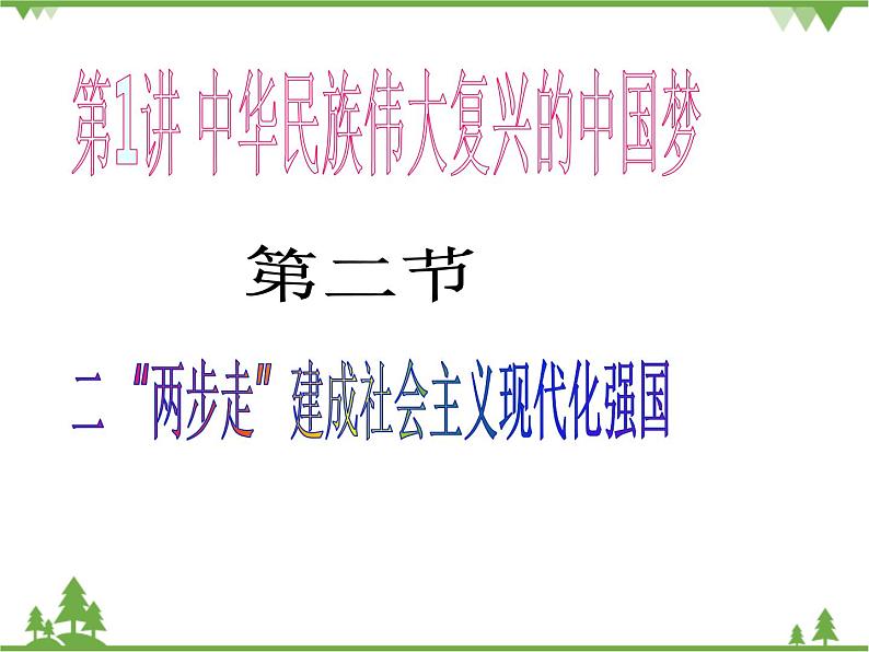 二 “两步走”建成社会主义现代化强国 PPT教学课件第2页