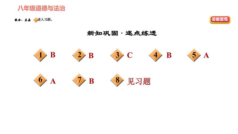 人教版八年级下册道德与法治习题课件 第三单元 第6课 第4课时 国家监察机关2第2页