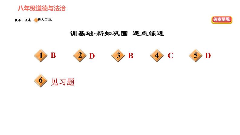 人教版八年级下册道德与法治习题课件 第三单元 第5课 第2课时 根本政治制度第2页