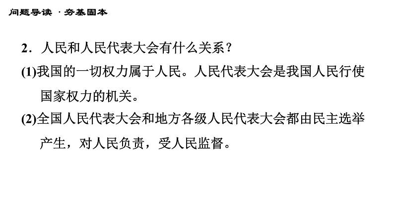 人教版八年级下册道德与法治习题课件 第一单元 第1课 第2课时 治国安邦的总章程第6页