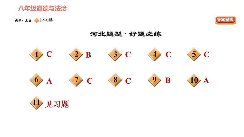 人教版八年级下册道德与法治习题课件 第二单元 第3课 综合复习02