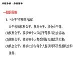 人教版八年级下册道德与法治习题课件 第四单元 第8课 第1课时 公平正义的价值