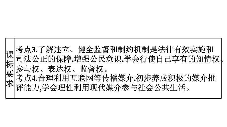 最新中考道德与法治·高分突破课件第四节　宪法至上　依法治国04