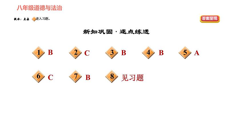 人教版八年级下册道德与法治习题课件 第三单元 第5课 第3课时 基本政治制度2第2页