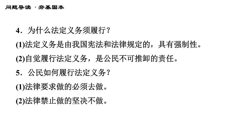 人教版八年级下册道德与法治习题课件 第二单元 第4课 第2课时 依法履行义务第7页