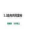 部编版道德与法治九年级上册1.2走向共同富裕（课件共31张PPT）