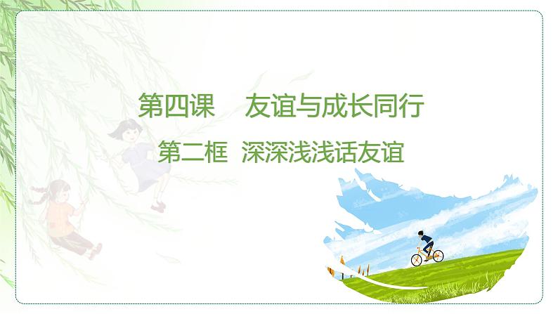 4.2 深深浅浅话友谊 课件-2021-2022学年部编版道德与法治七年级上册第2页