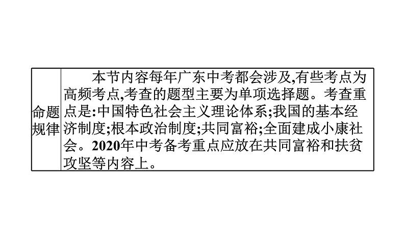 最新中考道德与法治·高分突破课件第二节　政治生活　经济发展第5页