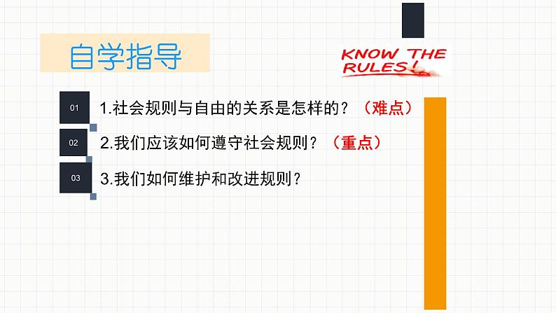 2021-2022学年八年级上册道德与法治3.2遵守规则课件第3页