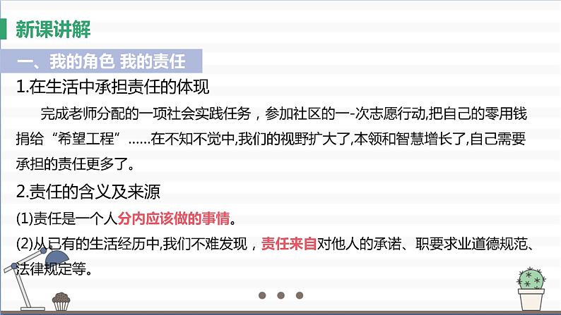 人教版八年级上册道德与法治 第三单元 6.1《我对谁负责 谁对我负责》课件05