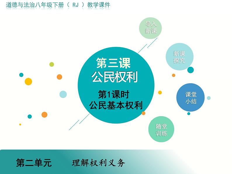 部编版八年级下册道德与法治 第2单元 习题课件01