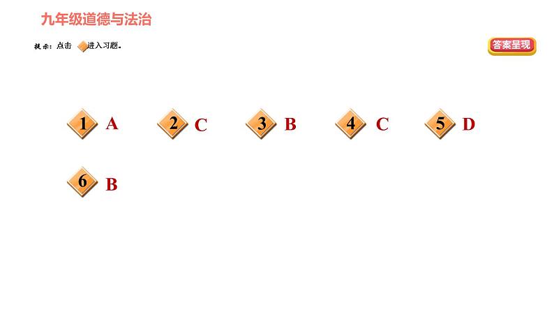 人教版（河北专版）九年级下册道德与法治课件 选择题题型专训 类型二 因果关系类选择题第2页