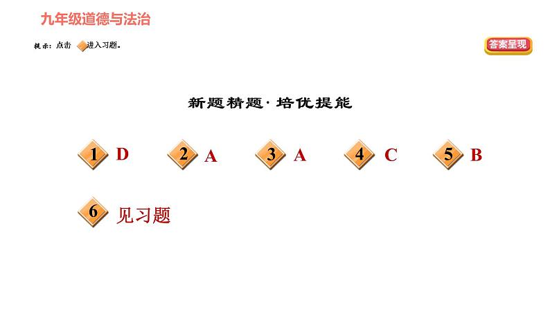 人教版（河北专版）九年级下册道德与法治 第3单元 习题课件03