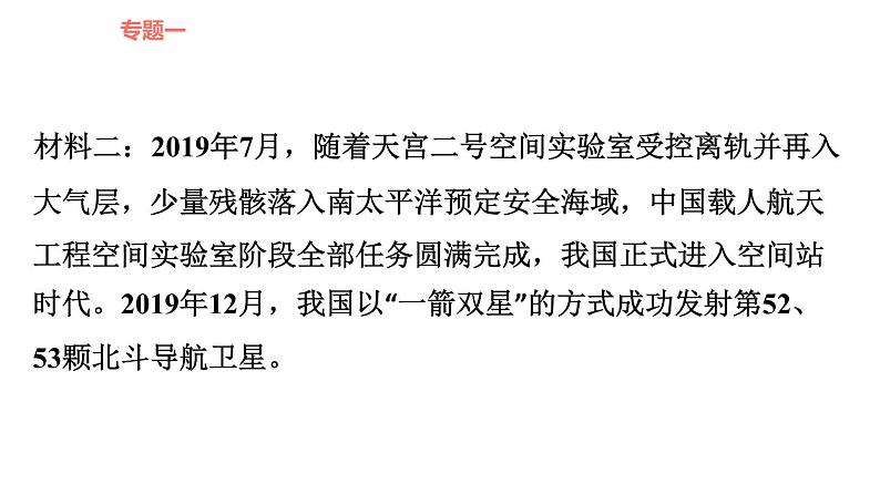 人教版九年级下册道德与法治课件 时政专题训练 2.专题（二） 科技照亮中国，数字连接世界第5页