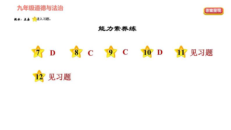 人教版七年级上册道德与法治 第四单元 习题课件03