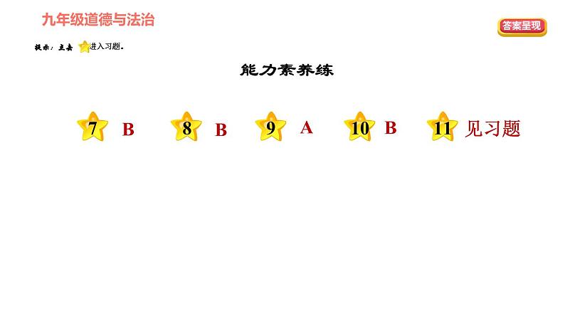 人教版七年级上册道德与法治 第四单元 习题课件03