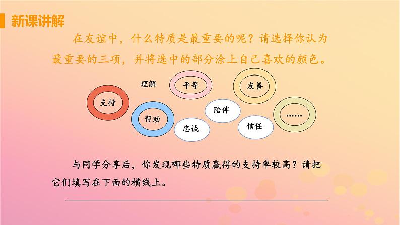 新人教版七年级道德与法治上册第二单元友谊的天空第四课友谊与成长同行第二框深深浅浅话友谊教学PPT课件06