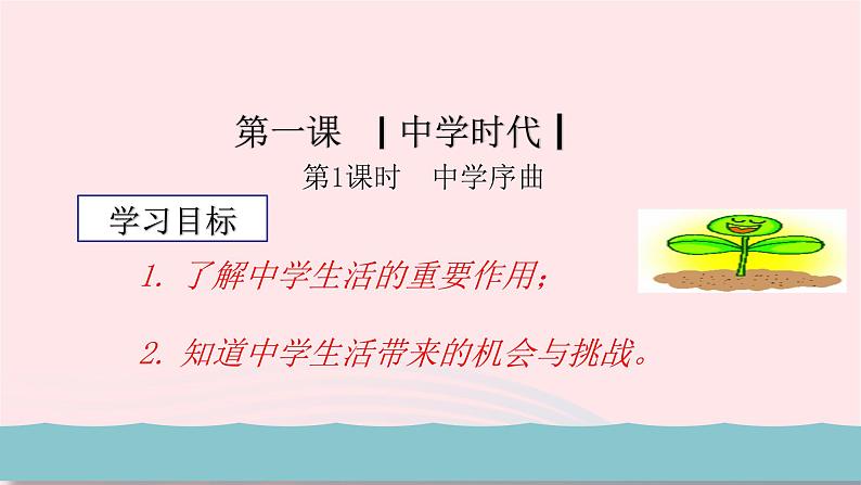 新人教版七年级道德与法治上册第一单元成长的节拍第一课中学时代第1框中学序曲PPT课件05