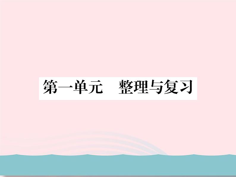 新人教版七年级道德与法治上册第一单元成长的节拍整理与复习PPT课件第1页