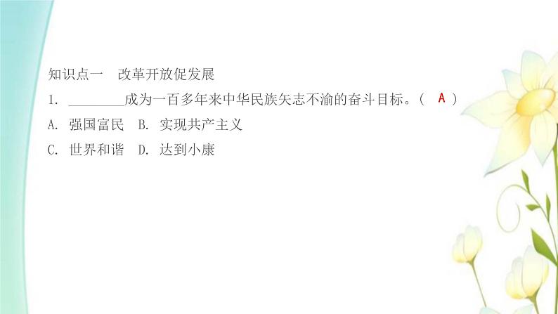 九年级道德与法治上第一课踏上强国之路第一框坚持改革开放课件02