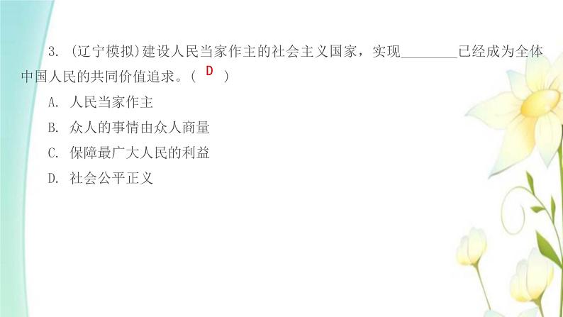 九年级道德与法治上册第三课追求民主价值第一框生活在新型民主国家课件04