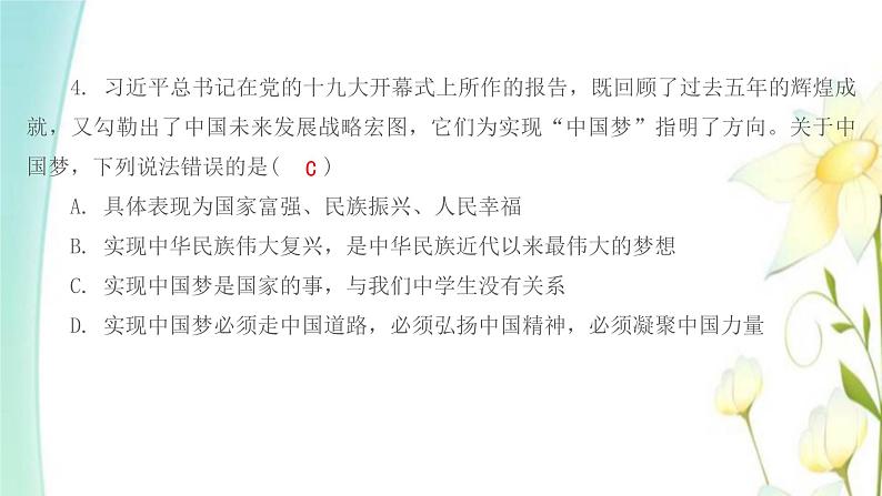 九年级道德与法治上册第八课中国人中国梦第一框我们的梦想课件第7页