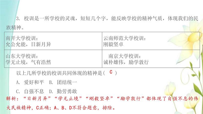 九年级上册第五课守望精神家园第二框凝聚价值追求课件05