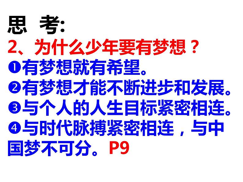 第一课中学时代第二框少年有梦ppt课件第8页