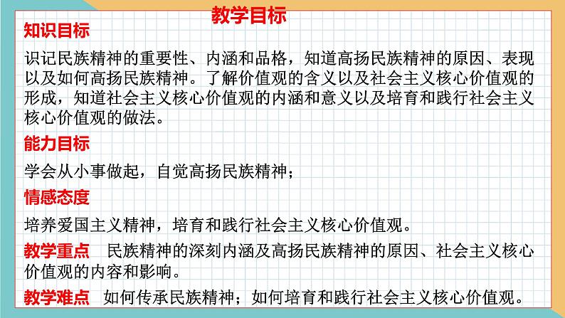 2021-2022学年部编版道德与法治九年级上册 5.2 凝聚价值追求  课件03