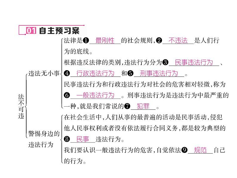 部编版八年级道德与法治上册同步作业课件：第5课 做守法的公民 第1课时 (共25张PPT)05