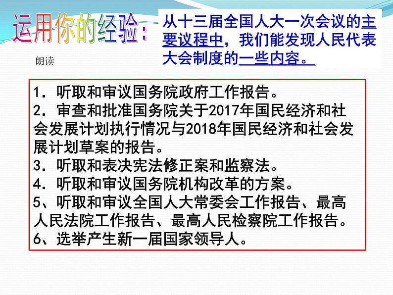 部编版《道德与法治》八年级下册：5.2 根本政治制度 课件 (共44张PPT)第5页