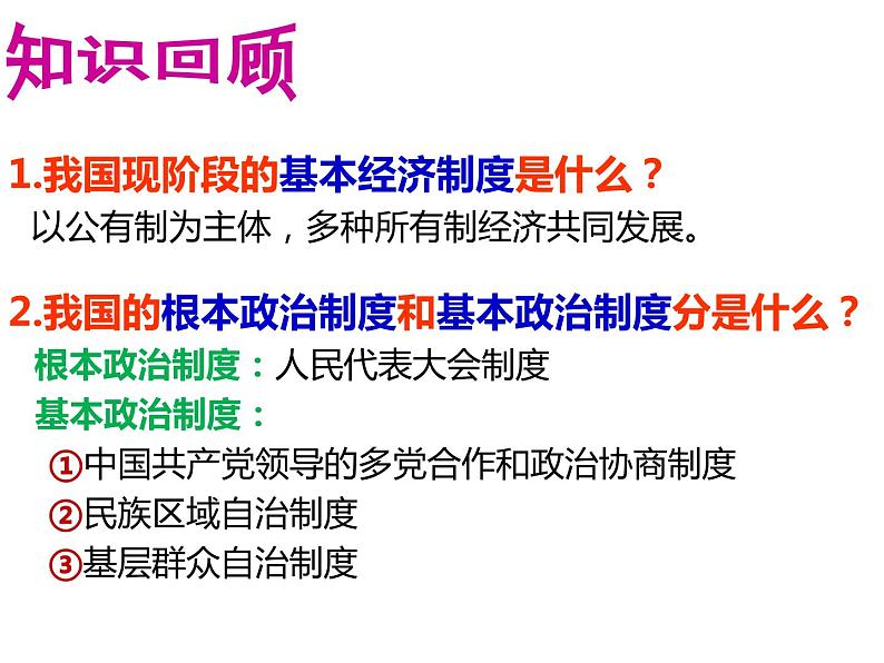 部编版《道德与法治》八年级下册：6.1《国家权力机关》课件(共33张PPT)第1页