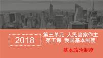 初中政治思品人教部编版八年级下册（道德与法治）第三单元 人民当家作主第五课 我国基本制度基本政治制度教学ppt课件