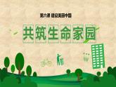 2021-2022学年部编版九年级道德与法治上册 6.2 共筑生命家园  课件（20张PPT）