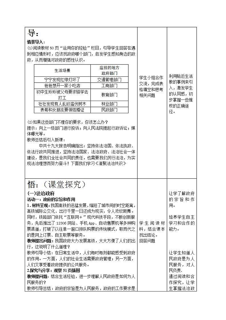 部编版九年级上册道德与法治 4.2凝聚法治共识 教案02