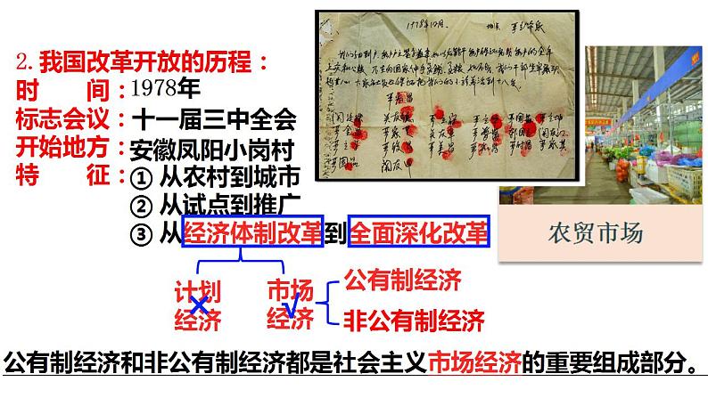 部编版道德与法治九年级上册 第一单元 第一课坚持改革开放 课件06