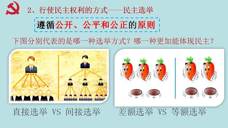 部编版九年级上册道德与法治 3.2参与民主生活课件PPT08