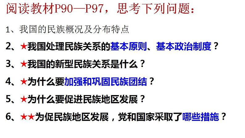 7.1 促进民族团结课件 2021-2022学年度人教版道德与法治 九年级上册第3页