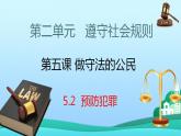 2021-2022学年八年级上册道德与法治5.2预防犯罪课件