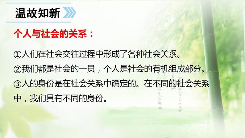 2021-2022初中道法统编版八年级上册 第一单元  在社会中成长 课件第1页