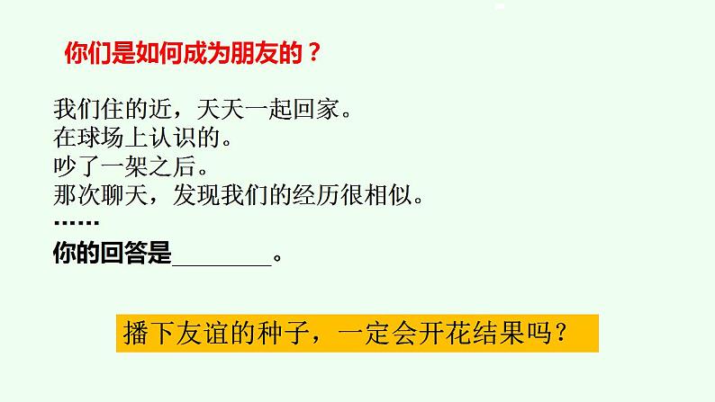 5.1 让友谊之树常青 课件 （33张PPT）2021-2022学年部编版道德与法治七年级上册第4页