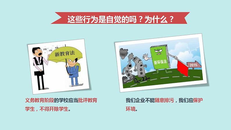 2021-2022人教部编版七年级下册道德与法治第四单元《生活需要法律》课件第5页