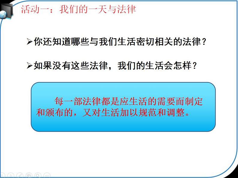 人教版七年级道德与法治下册第四单元 生活需要法律 同步课件第4页