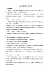 政治思品八年级上册（道德与法治）维护国家安全精品同步练习题