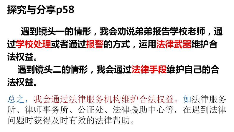 5.3 善用法律 课件-2021-2022学年部编版道德与法治八年级上册07