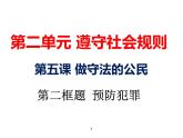 2021-2022学年部编版道德与法治八年级上册 5.2 预防犯罪  课件 （18张PPT）